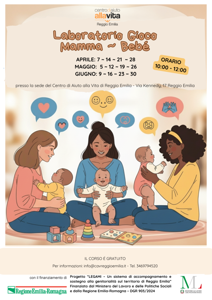 Laboratorio gioco mamma-bebé APR-MAG-GIU