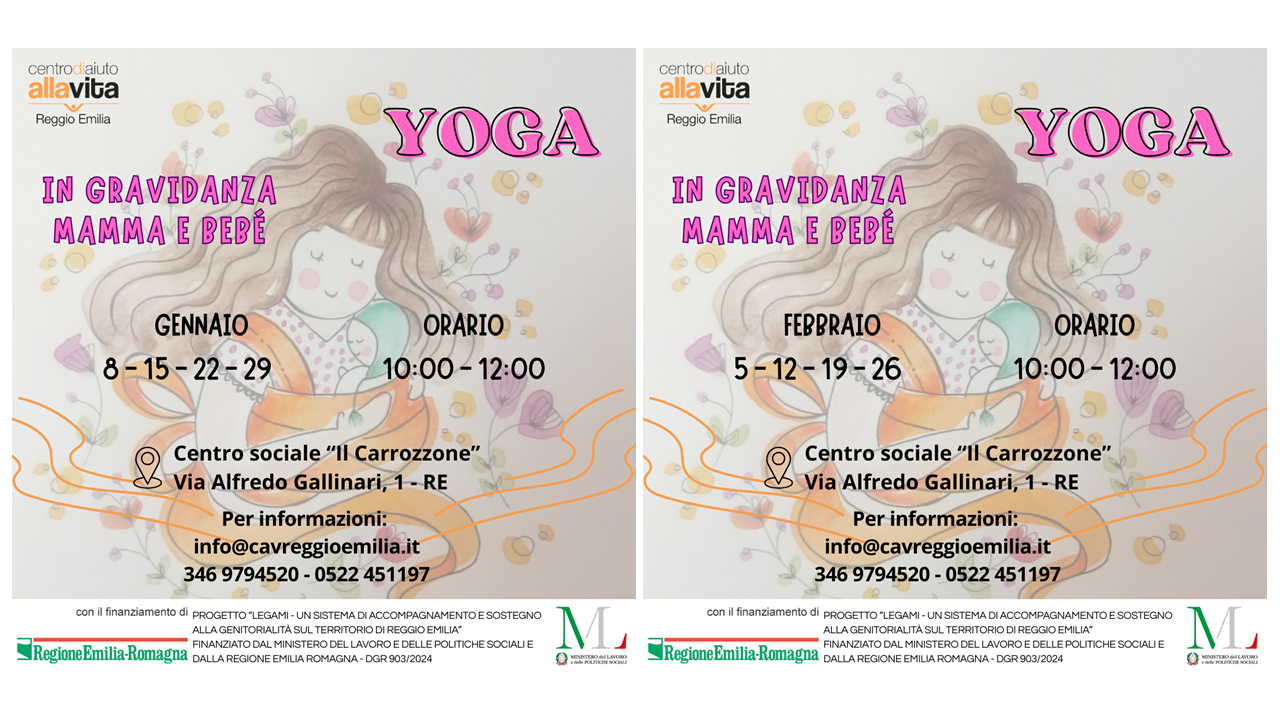 Locandine Yoga Gennaio e Febbraio 26 orizzontale