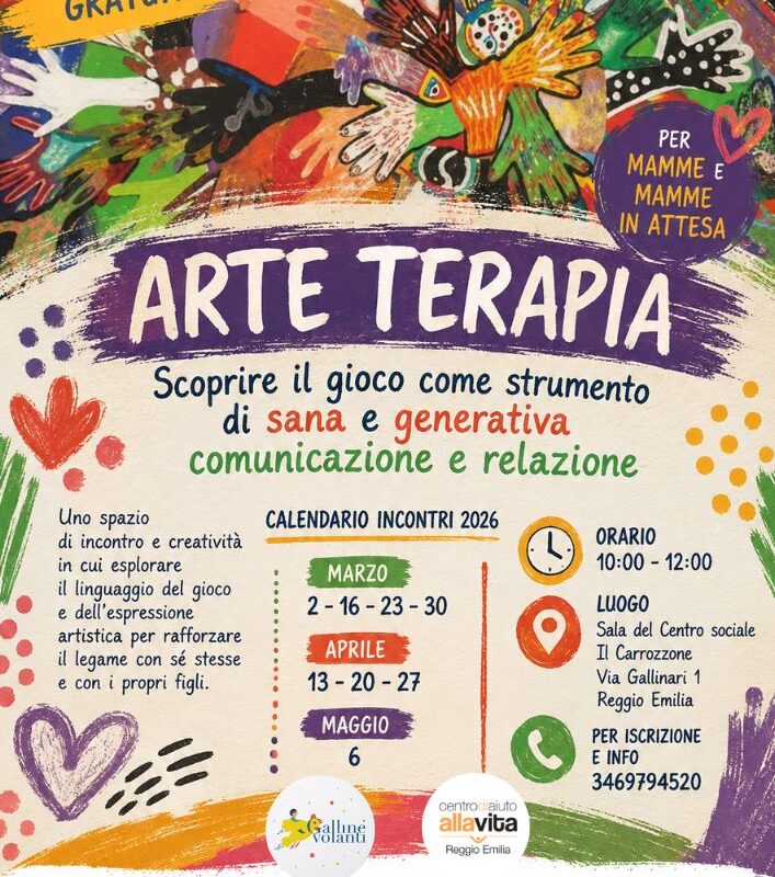 Locandina Arte Terapia MAR-APR-MAG 2026 Locandina Arte Terapia MAR-APR-MAG 2026